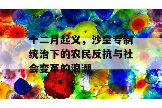 十二月起义，沙皇专制统治下的农民反抗与社会变革的浪潮