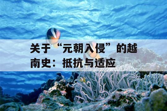 关于“元朝入侵”的越南史：抵抗与适应